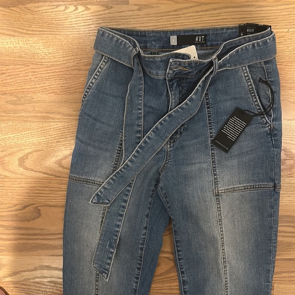 New KUT from the Kloth size 0 Reese high rise ankle straight leg - Picture 3 of 5